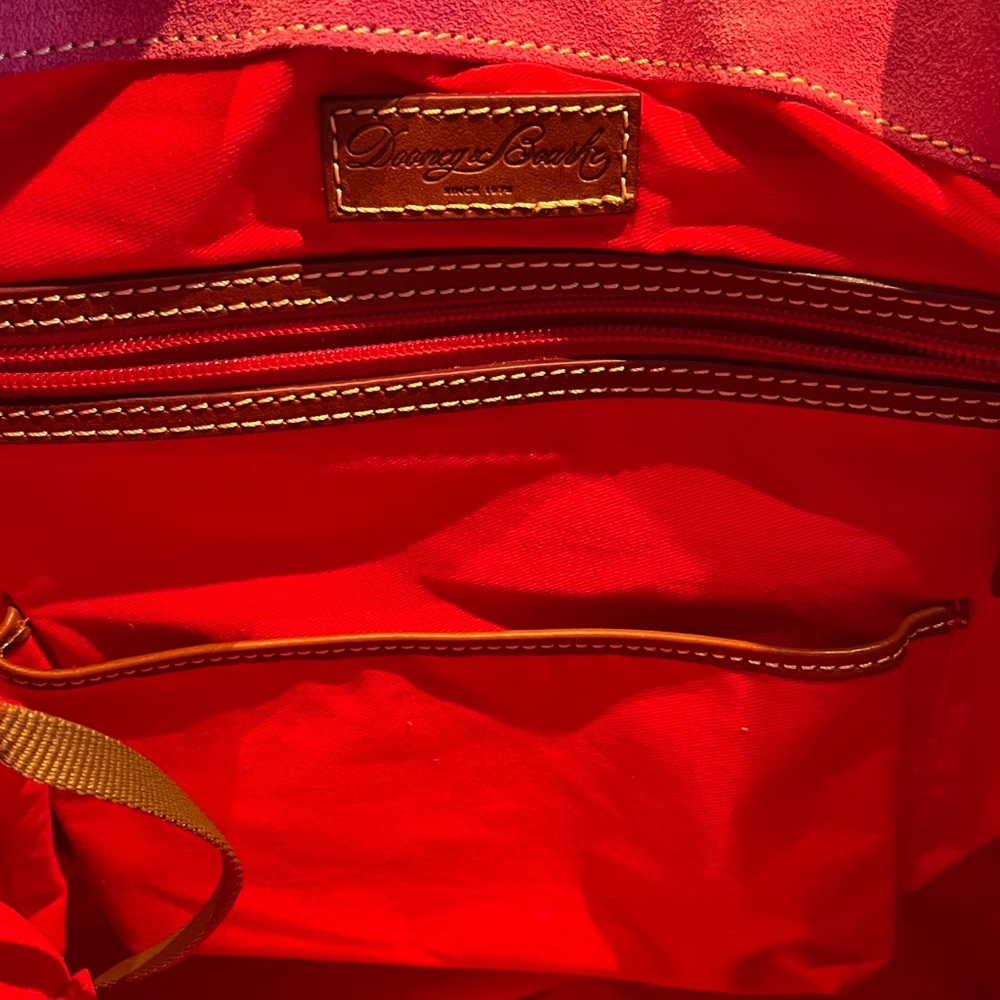 DOONEY & BOURKE PINK SUEDE PURSE - Picture 7 of 16